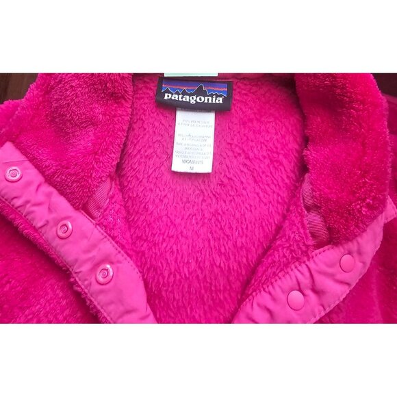 Patagonia Polartech Thermal Pro Re-Tool Snap-T® Pullover, Magenta Women's Medium - Picture 10 of 16